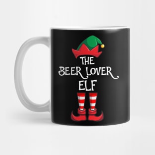 Beer Lover Elf Matching Family Christmas Mug